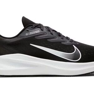 Nike Zoom Winflo 7 Black Anthracite Black and White Athletic Sneakers